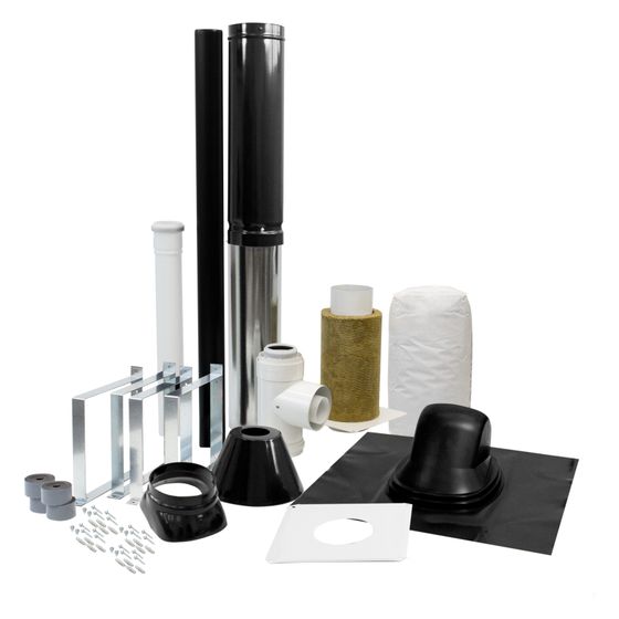 Skoberne Dachdurchführung GP Porifix, 0,4m, D60/100, 35-55 Grad, Schwarz, 751024