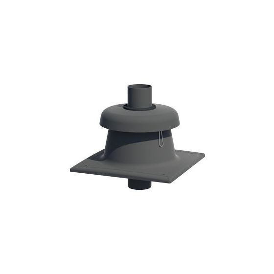 Skoberne Kaminschachtabdeckung CB D60, D60mm, Kunststoff, Schwarz, 760119