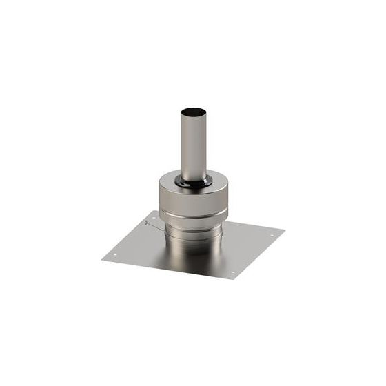 Skoberne Kaminschachtabdeckung CB D60, Metall, VA blank, 760141
