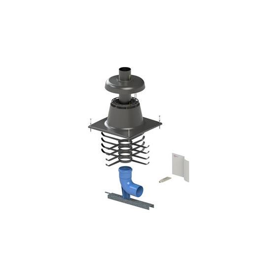 Skoberne Schacht-Grundpaket CB D80, Kunststoff, Schwarz, 761000