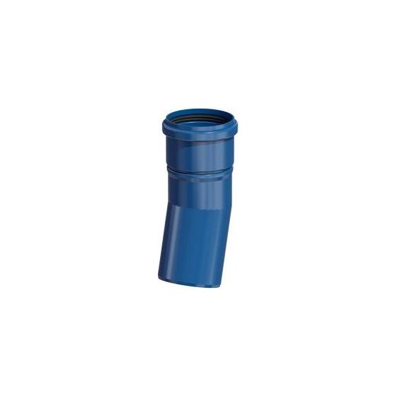 Skoberne Abgasbogen CB 15 Grad, D80, 110x100mm, Blau, 761154