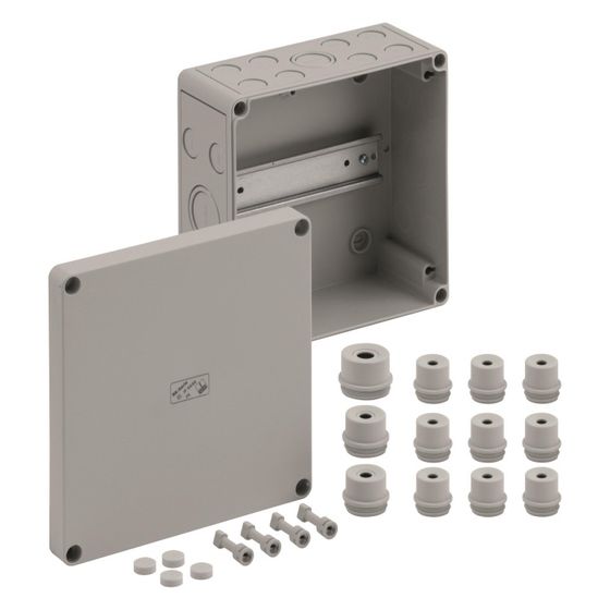 Spelsberg Reihenklemmenkasten RK 4/18L, 180x182x90mm, IP66, Kunststoff, Grau