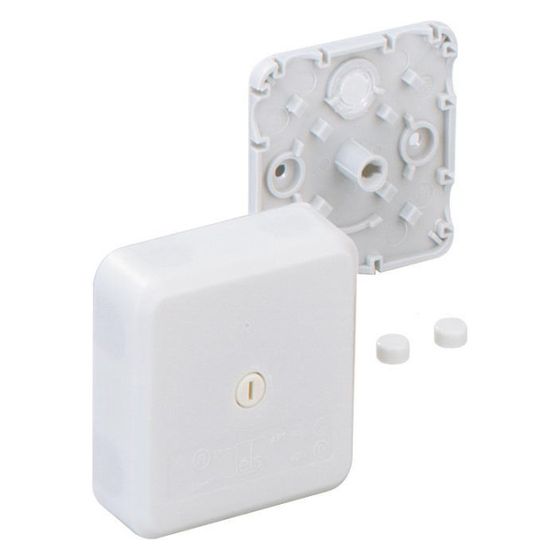 Spelsberg Abzweigdose AP 7, 78x78x27mm, IP30, Kunststoff, Weiß