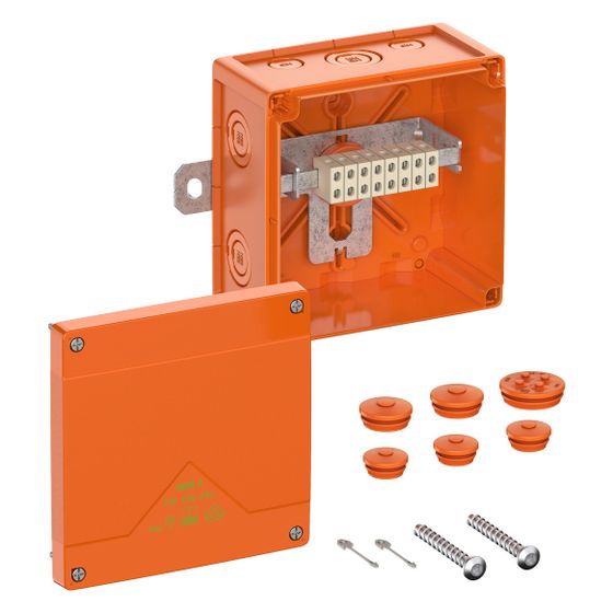 Spelsberg Kabelabzweigkasten WKE 4, 150x150x85mm, IP66, E90, orange