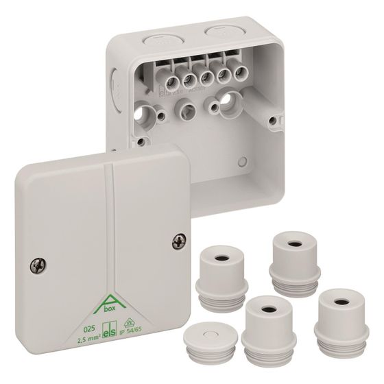 Spelsberg Verbindungskasten Abox m 025, 2,5mm2, 82x82x52mm, Kunststoff, Grau