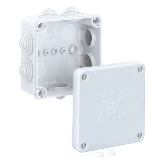 Spelsberg Verbindungskasten HP 100-L quadratisch, 113x113x58mm IP55, Grau