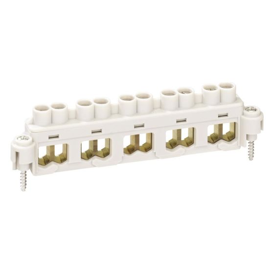 Spelsberg Klemmstein Abox 100 KLS-10, 76A 690V 5pol., 2,5-16mm2, Thermoplast, Grau