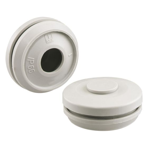 Spelsberg Doppelmembranstutzen M16, 5-9mm, 1,5-4mm Wandstärke, IP66, Grau