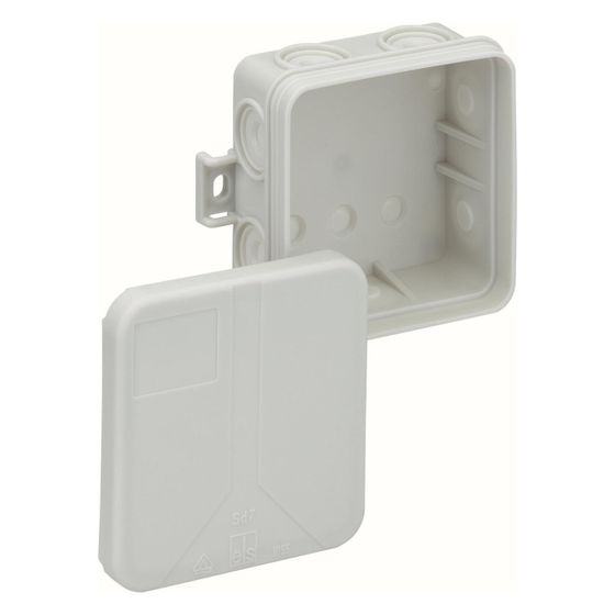 Spelsberg Verbindungskasten SD 7 quadratisch, 75x75x37mm IP55, Kunststoff, Grau