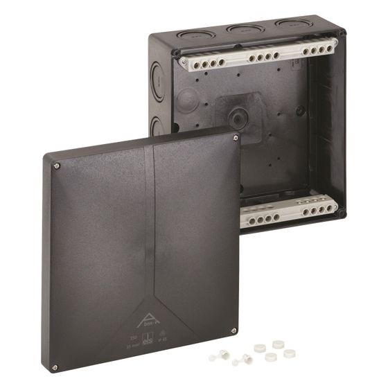 Spelsberg Abzweigkasten ABOX-I 350, 35mm2, 250x250x115mm, IP65, Kunststoff, schwarz