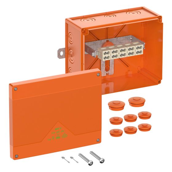 Spelsberg Kabelabzweigkasten WKE 6-Duo, 200x250x120mm, IP66, 16mm2, orange