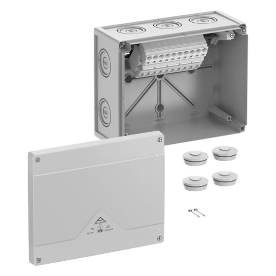 Spelsberg Abzweigkasten Abox Pro SL-16², 252x202x120mm, IP66/IP67/IP69, grau