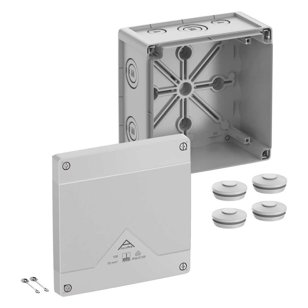 Spelsberg Abzweigkasten Abox Pro 100-L quadratisch, 152x152x85mm, 1000V, Kunststoff... SPELSBERG-41040001 4013902663910 (Abb. 2)