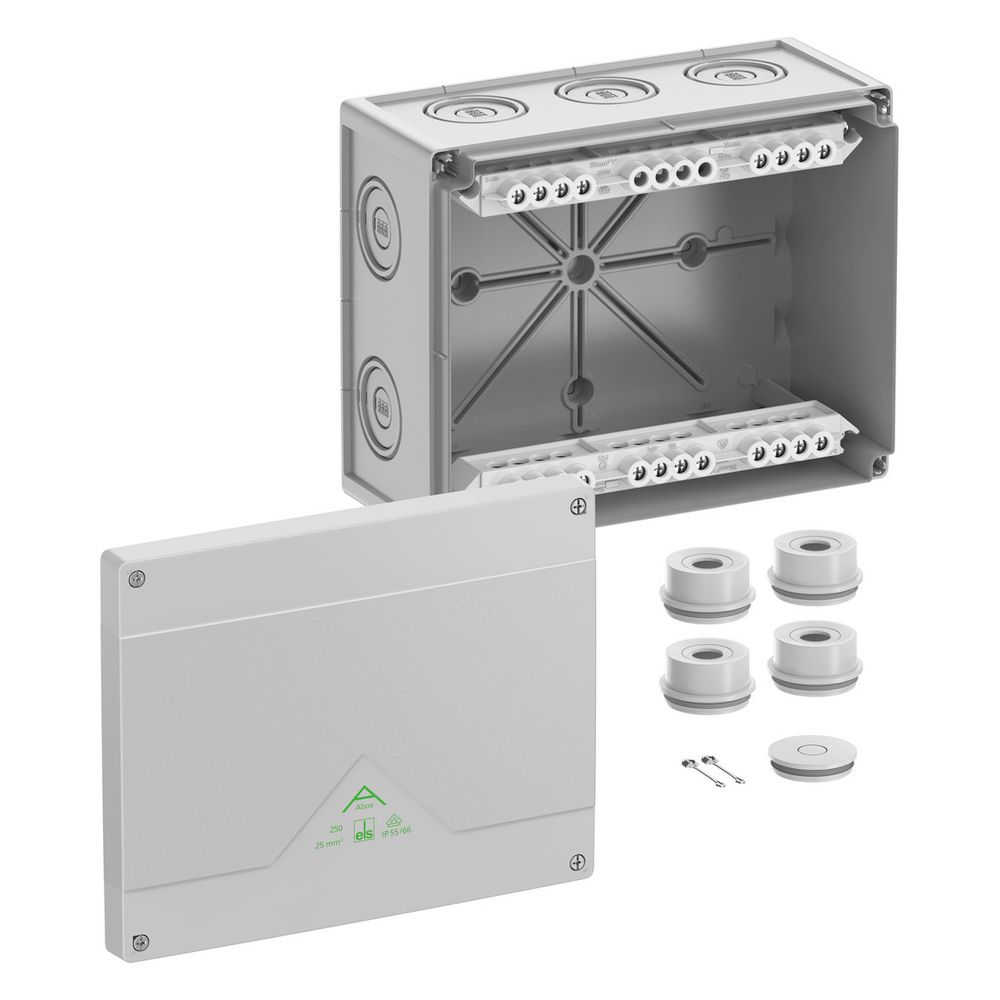 Spelsberg Abzweigkasten Abox 250-25², 252x202x120mm, Kunststoff, Grau... SPELSBERG-82542001 4013902660278 (Abb. 2)