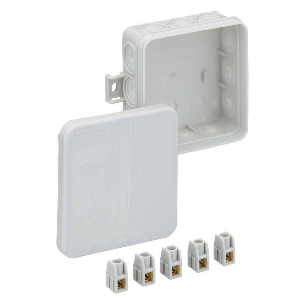 Spelsberg Verbindungskasten i 12 quadratisch, 85x85x37mm 400V 2,5mm2 IP55, Kunststo... SPELSBERG-33241201 4013902399314 (Abb. 2)
