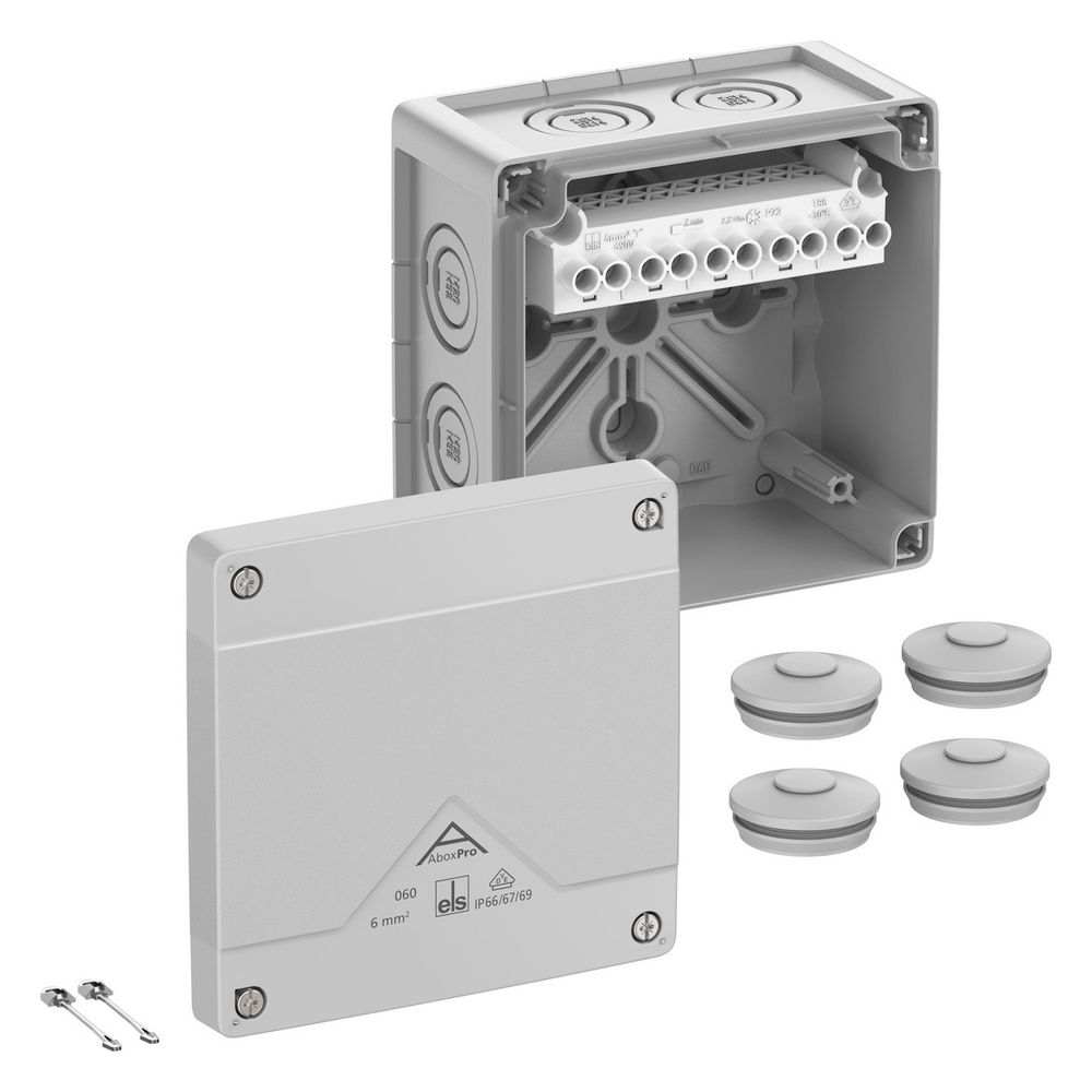 Spelsberg Abzweigkasten Abox Pro 060-6², 127x127x75mm, IP66/IP67/IP69, 6mm2, Kunsts... SPELSBERG-40642001 4013902664214 (Abb. 2)