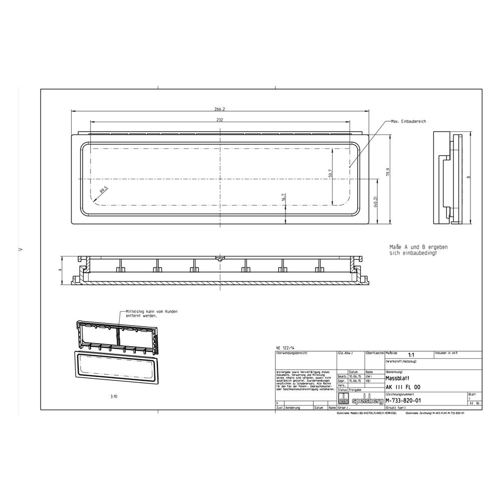 Spelsberg Flansch AK3 FL00... SPELSBERG-73382001 4013902542833 (Abb. 2)