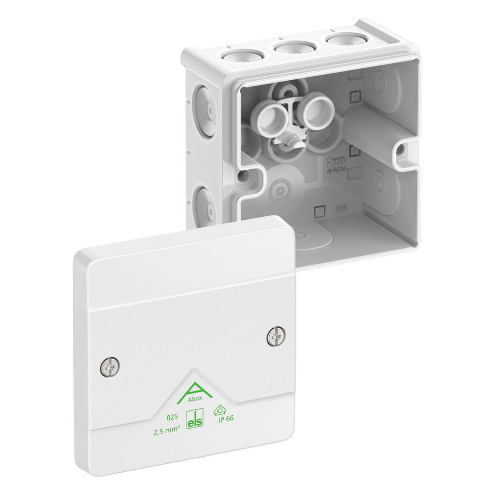 Spelsberg Abzweigkasten Abox 025-L/w, 87x87x52mm, Kunststoff, Weiß... SPELSBERG-80210001 4013902663125 (Abb. 2)