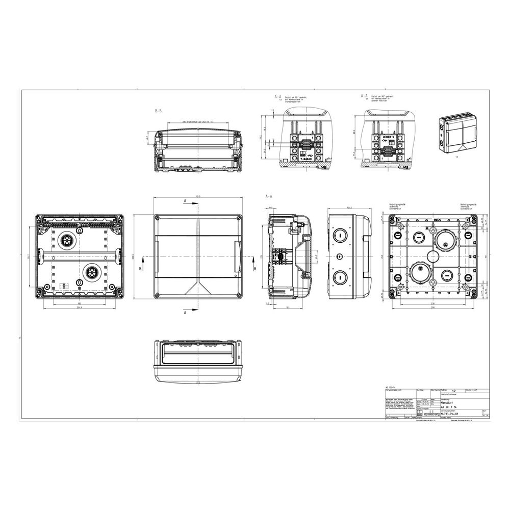 Spelsberg Kleinverteiler AK-F 14, 300x315x155mm, 14 TE, 1 Reihe, IP65, Kunststoff, ... SPELSBERG-73351401 4013902515448 (Abb. 2)
