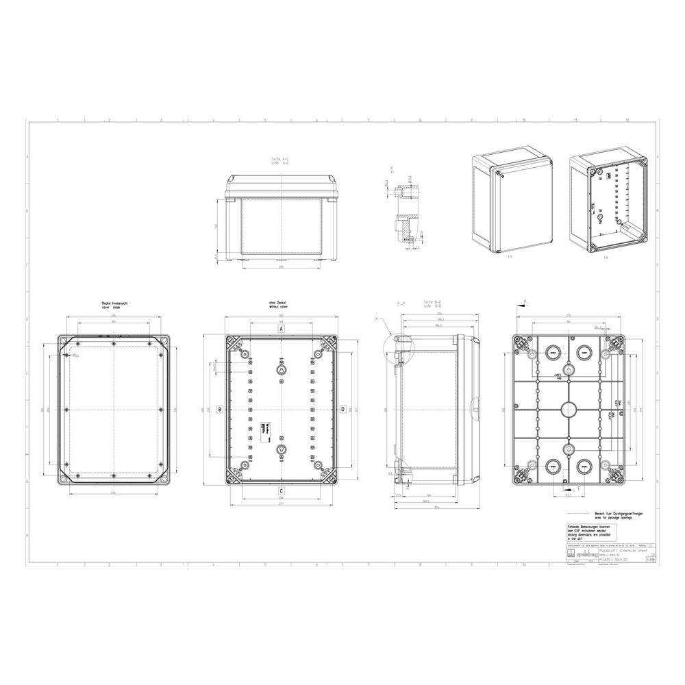 Spelsberg Leergehäuse GEOS-L 3040-22-o, 400x300x226mm, IP66, IK09, Grau... SPELSBERG-70073401 4013902610839 (Abb. 6)