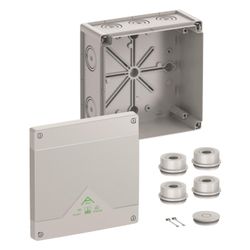 Spelsberg Abzweigkasten Abox 160-L, 182x182x90mm IP66 16mm2 1000V, Kunststoff, Grau... SPELSBERG-81640001 4013902660391 (Abb. 1)