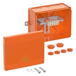 Spelsberg Kabelabzweigkasten WKE 6, 250x200x120mm, 16mm2, IP66, Kunststoff, Orange... SPELSBERG-86650601 4013902631032 (Abb. 1)