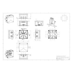 Spelsberg Kabelabzweigkasten WKE 4, 150x150x85mm, IP66, Kunststoff, Orange... SPELSBERG-86650401 4013902631001 (Abb. 1)