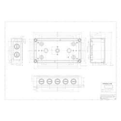 Spelsberg Reihenklemmengehäuse RKK 4/22, 94x180x57mm, Kunststoff, Grau, 61440401... SPELSBERG-61440401 4013902090518 (Abb. 1)