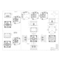 Spelsberg Abzweigkasten Abox Pro 040-L/sw quadratisch, 102x102x70mm, IP66/IP67/IP69... SPELSBERG-40400001 4013902662647 (Abb. 1)