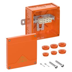Spelsberg Kabelabzweigkasten WKE 4 Duo, 150x150x85mm, IP66, 6mm2, Orange... SPELSBERG-86771001 4013902631322 (Abb. 1)