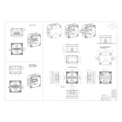 Spelsberg Abzweigkasten Abox Pro 025-L, 92x92x60mm, IP66/IP67/IP69, Kunststoff, Gra... SPELSBERG-40240001 4013902662258 (Abb. 1)