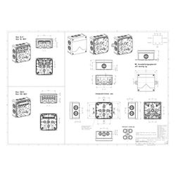 Spelsberg Abzweigkasten Abox 060-6², 127x127x70mm, IP66, 6mm2, Kunststoff, Grau... SPELSBERG-80642001 4013902660841 (Abb. 1)