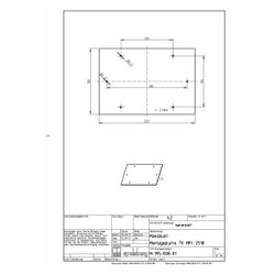 Spelsberg Montageplatte TK MPI-2518, 2,5x150mm, unbehandelt... SPELSBERG-19500801 4013902152179 (Abb. 1)