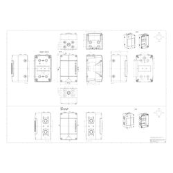 Spelsberg Automatenkasten AK 05 5TE, 200x125x122mm, IP65, Kunststoff, Grau... SPELSBERG-73540501 4013902063147 (Abb. 1)