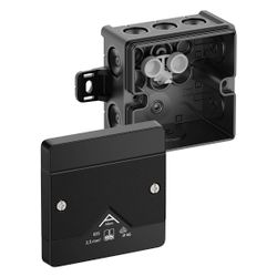 Spelsberg Abzweigkasten Abox 025 AB-L/sw quadratisch, 87x87x52mm, IP66, 2,5mm2, 100... SPELSBERG-80200101 4013902663392 (Abb. 1)