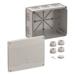 Spelsberg Abzweigkasten Abox 250-L rechteckig, 252x202x120mm IP66 1000V, Kunststoff... SPELSBERG-82540001 4013902660308 (Abb. 1)