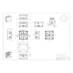 Spelsberg Kabelabzweigkasten WKE 4-Duo, 150x150x85mm, IP66, 6mm2, Orange... SPELSBERG-86741001 4013902631148 (Abb. 1)