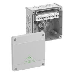Spelsberg Abzweigkasten Abox 060-6², 127x127x70mm, IP66, 6mm2, Kunststoff, Grau... SPELSBERG-80642001 4013902660841 (Abb. 1)