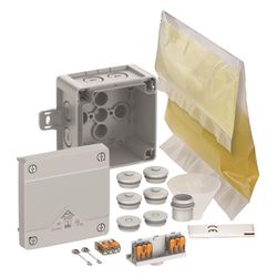 Spelsberg Abzweigkasten Abox Pro XT SLK-2,5², 92x92x60mm, IP68, Kunststoff, Grau... SPELSBERG-40246001 4013902662500 (Abb. 1)