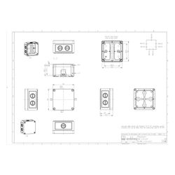 Spelsberg Reihenklemmkasten RKK 4/12-12x4, 110x110x66mm, IP66, 400V, Kunststoff, Gr... SPELSBERG-61040401 4013902090051 (Abb. 1)