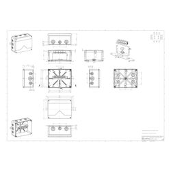 Spelsberg Kabelabzweigkasten WKE 6-Duo, 200x250x120mm, IP66, 16mm2, orange... SPELSBERG-86761001 4013902631292 (Abb. 1)
