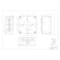 Spelsberg Leergehäuse TK PS 1313-7-m, 130x130x75mm, IP66, IK07, Grau... SPELSBERG-10540501 4013902861118 (Abb. 1)