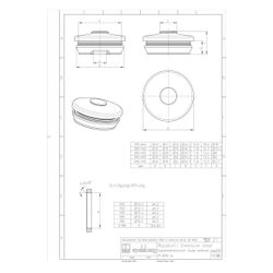 Spelsberg Doppelmembranstutzen M20, 7-12mm, 1,5-4mm, IP66, Grau, 26042001... SPELSBERG-26042001 4013902013951 (Abb. 1)