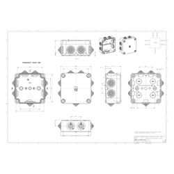 Spelsberg Verbindungskasten HP 100-L quadratisch, 113x113x58mm IP55, Grau... SPELSBERG-32690001 4013902020195 (Abb. 1)