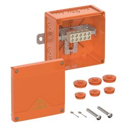 Spelsberg Kabelabzweigkasten WKE 4, 150x150x85mm, IP66, Kunststoff, Orange... SPELSBERG-86650401 4013902631001 (Abb. 1)