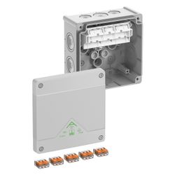 Spelsberg Abzweigkasten Abox SL-4², 127x127x70mm, IP66, 4mm2, Kunststoff, Grau... SPELSBERG-80444001 4013902661329 (Abb. 1)