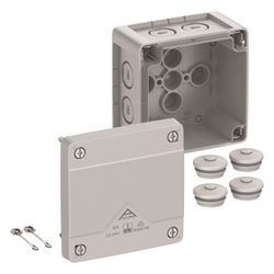 Spelsberg Abzweigkasten Abox Pro 025-L, 92x92x60mm, IP66/IP67/IP69, Kunststoff, Gra... SPELSBERG-40240001 4013902662258 (Abb. 1)