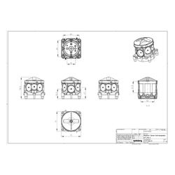 Spelsberg Deckenverbindungsdose U 71 DVD-2 rund, 71x71x79mm, IP30, blau... SPELSBERG-97106601 4013902190058 (Abb. 1)