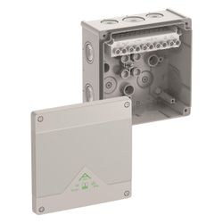 Spelsberg Abzweigkasten Abox 100-10, 152x152x80mm, IP66, 10mm2, Kunststoff, Grau, 8... SPELSBERG-81042001 4013902660483 (Abb. 1)