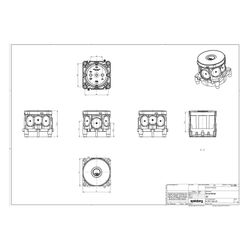 Spelsberg Geräte-Verbindungsdose U 71 K GVD-2 rund, 68x71x71mm, IP30, Halogenfrei, ... SPELSBERG-97176501 4013902190140 (Abb. 1)